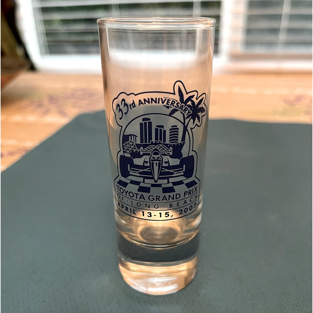 2007 Grand Prix collectible shot glass